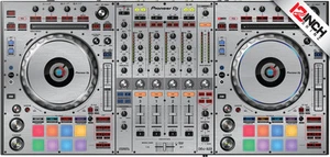 Pioneer DDJ-SZ2 Skin BRUSHED SILVER - Imagen 1 de 1