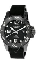 LONGINES Hydroconquest AUTO Black Dial Rubber Men's Watch L3.784.4.56.9