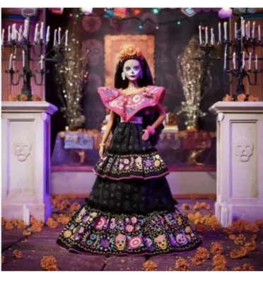 BARBIE DIA DE LOS MUERTOS DOLL 2021 DAY OF THE DEAD PREORDER SEPTEMBER - Image 1 of 4