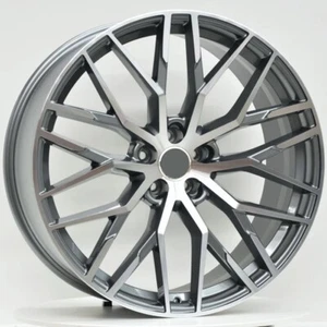 AG LACE 22x9.5 ET30 5/112 Grey Machined AUDI A4 A5 A6 A7 WHEELS RIMS - Picture 1 of 1