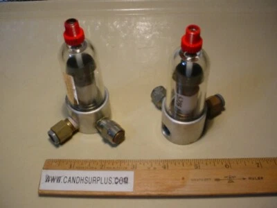 Filtro de aire Norgren #F07-238-A1T4 1/4" npt con válvula de salida lote de 2 piezas Foto 1 de 4