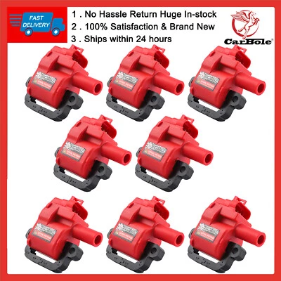 8 Ignition Coil For 1998-2002 Chevrolet Camaro 1997-2004 Corvette GMC D580 UF192 - Image 1 of 4