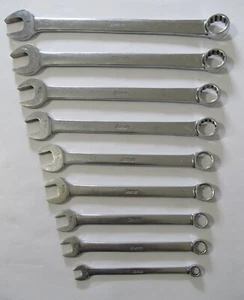 SET OF 9 Snap-On OEX Series 3/8" - 1" combination wrenches 12 point - *READ* - Picture 1 of 24