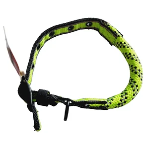 Kong Sz XS/S On The Go Rope Collar Neon Lime Green Reflective Stitching VHTF - Picture 1 of 7