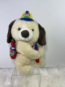 MTY International Plush Puppy Dog Holding Crayons Stuffed Animal Toy 13” RARE! - Bild 1 von 9