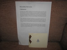 MILITARY CHRISTMAS GREETING CARD THE ROYAL SUSSEX REGIMENT