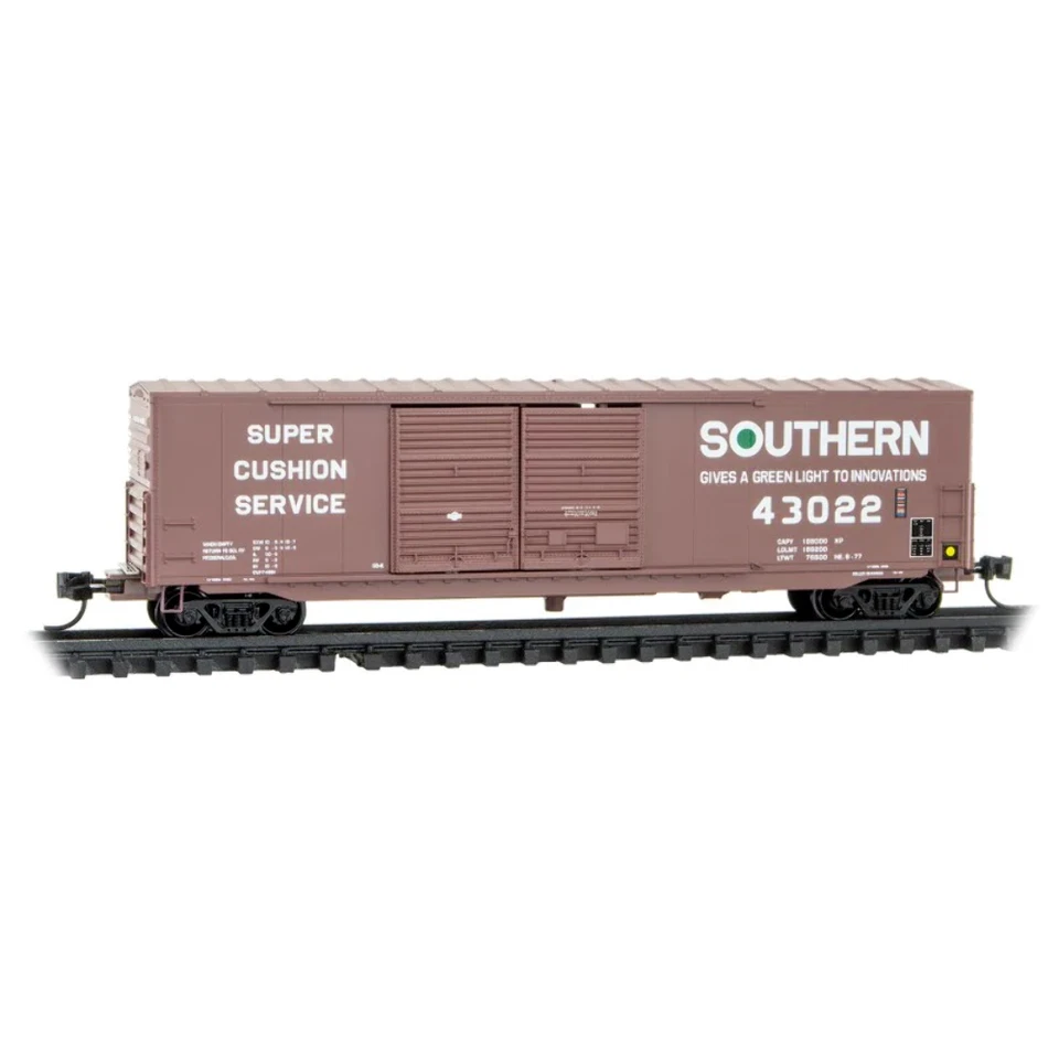 MICRO-TRAINS (N) 182 00 190 SOUTHERN 50FT DD BOXCAR # 43022 - NEW - Image 1 of 1