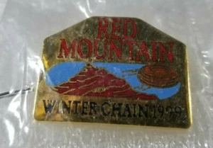Red Mountain Winter Chain 1999 / Lapel-Hat pin / Arizona / Trap & Skeet Shooting - Picture 1 of 2