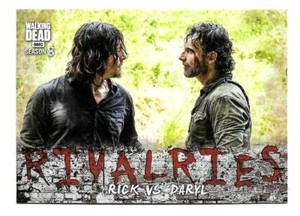 2018 Topps The Walking Dead Season 8 Part 1 Rivalries R-4 Rick vs. Daryl