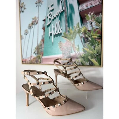 Mix No. Туфли-лодочки с заклепками из лакированной кожи с заостренным носком размер 11 6 шт. - Изображение 1 из 4