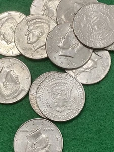 1990s 1996-1998 Kennedy Half Dollar 50c Circulated 50 Cents AU - Picture 1 of 4