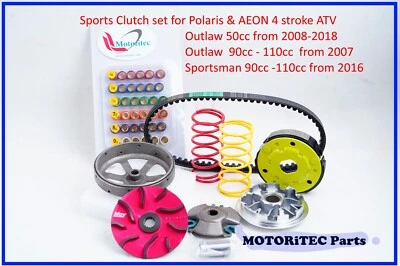 Sports Clutch Set & Belt for Polaris Outlaw 90 Sportsman 90  2007 ~ 2016 CA - Image 1 of 4