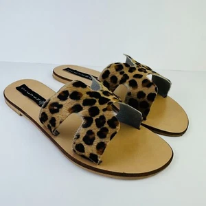 Steven by Steve Madden Greece Sandals Calf Hair Made in Italy Women’s Size 9.5 - Picture 1 of 9