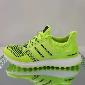 NEW Men's 8.5 Wmns 9.5 Adidas Ultraboost Spikeless Golf Shoes Neon Yellow IE2136 - Imagen 1 de 10