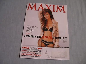 Maxim Magazine April 2012 Jennifer Love Hewitt Anna Kournikova Britney Spears - Picture 1 of 1