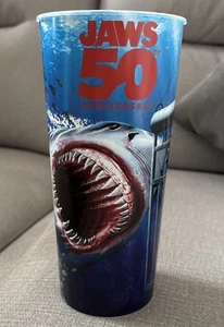 Cinemark Jaws 50th Anniversary Movie Souvenir Cup 44oz Shark - Bild 1 von 5