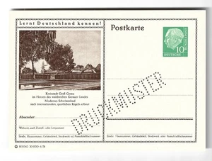 P 24 Picture Postcard Hot 10 Penny Heuss - Large - Picture 1 of 1