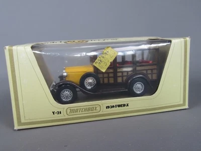 D16 Matchbox Models Of Yesteryear Y-21 Ford A Wreck Truck Woody 1930 Box 1:40 - Image 1 of 4