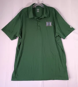 University Of Hawaii Warriors Poloshirt Herren XL Grün Kurzarm H Stickerei - Bild 1 von 17