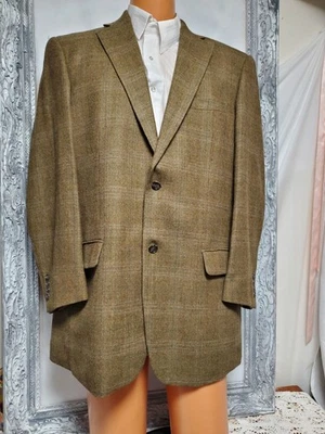 Mens 46L Pendleton Plaid Blazer Wool Alpaca Blend 2 Button Single Vent Jacket  - Image 1 of 4
