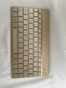 Wireless Bluetooth Keyboard - Backlit Rechargeable Battery Ultra Slim & Portable - Picture 1 of 3