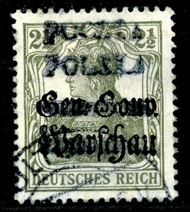 Poland 1918 Wloclawek First Issue 2½pf Local Overprint  Mint M580 - Picture 1 of 6