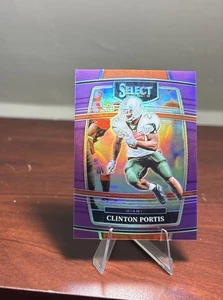 Panini Select 2022 selectas del draft Clinton Portis 43/75 púrpura Prizm #72 Concourse - Imagen 1 de 2