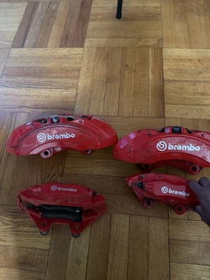 2012-2021 JEEP GRAND CHEROKEE SRT8 6.4L BREMBO BRAKE CALIPERS ASSY BR4 6 Piston - Image 1 of 4