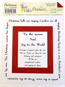 Christmas Tiny Tales Frames Double-Sided 2 Frames & Poem My Mind's Eye 2004 - Picture 1 of 2