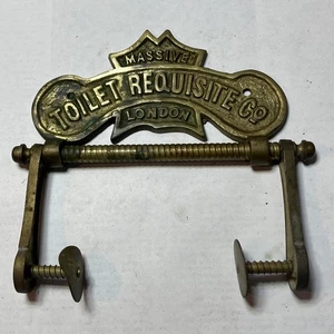 Vintage Massive Toilet Requisite Co. Toilet Paper Holder Used - Picture 1 of 5