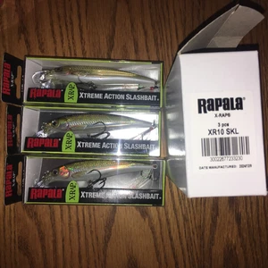 RAPALA X-RAP 10's---3 LIVE SUCKER COLORED FISHING LUREs - Picture 1 of 1