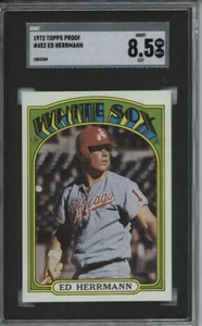 1972 Topps #452 Ed Hermann 7 carte prova progressiva. 23a - Foto 1 di 10