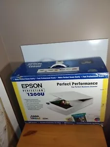 Vintage New Epson Perfection 1200u G752A Color Flatbed Scanner USB - Picture 1 of 9