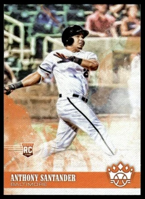 2018 Panini Diamond Kings Anthony Santander Rookie Baltimore Orioles #87 R21 - Image 1 of 2