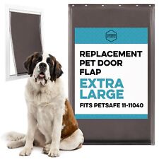 Evergreen Pet Supplies - Weatherproof XL Replacement Dog Door Flap - 13 ¾ x 2...