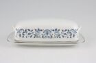 Noritake   Royal Blue   Butter Dish And Lid   203248G