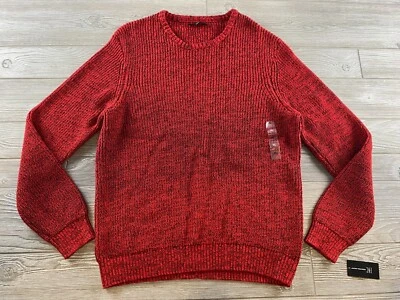 Suéter INC International Concepts Para Hombre Página Cuello Redondo Rojo Talla XL Nuevo Con Etiquetas Foto 1 de 4