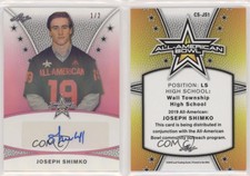 2019 Leaf Metal US Army All-American Bowl Pink Shimmer /2 Joseph Shimko Auto
