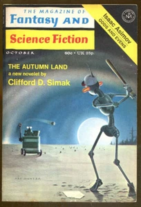 Magazine of Fantasy & Science Fiction-Oct., 1971-Clifford Simak, Michael Bishop - Picture 1 of 1