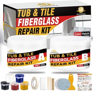Porcelain Repair Kit, Fiberglass Tub Repair Kit, Tile and Shower Repair Kit, Til - Picture 1 of 12