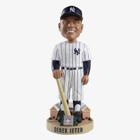 DEREK JETER NEW YORK YANKEES LEGENDS OF THE PARK BOBBLEHEAD FoCo NEW IN BOX HOF Cover