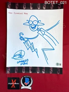 Javier Botet hand drawn and signed 11x14 photo The Conjuring Crooked Man Beckett - Picture 1 of 3