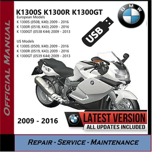 BMW K1300S K1300R K1300GT Workshop Service Repair Manual 2009 - 2016 K40 K43 K44 - Picture 1 of 3