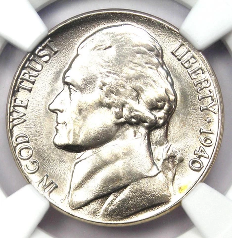 1940 Jefferson Nickel 5C - NGC MS68 5 FS - Top Pop 7/0 Coin - $4,150 Value! Cover