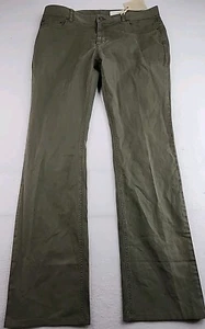 J Hilburn 5 Pocket Garment Dyed Mens 38 x 35 Green Pants Light Canvas - Picture 1 of 10