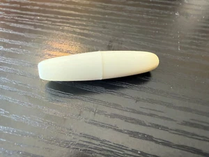 1960's CBS Fender Stratocaster white Tremolo arm tip Knob Fullerton Strat - Picture 1 of 6