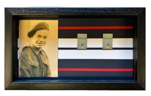 RCT Medal Case for 5-7 Medals With Photo. Black Frame - Picture 1 of 5