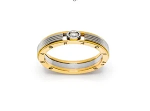 Anello BARAKA Uomo AN211461GBLU210008Ritmika Collezione Diamante Oro Bianco Giallo - Foto 1 di 1