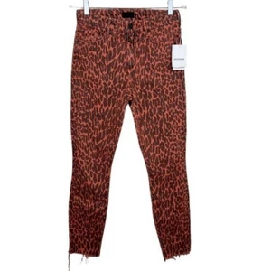 Mother Womens High Waisted Looker Ankle Fray Jeans Animal Attraction Size 26 NWT - Picture 1 of 12
