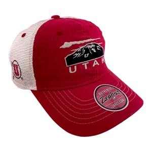 Zephyr University of Utah Utes NCAA Wickler Mesh Back Adjustable Hat Cap - Picture 1 of 7
